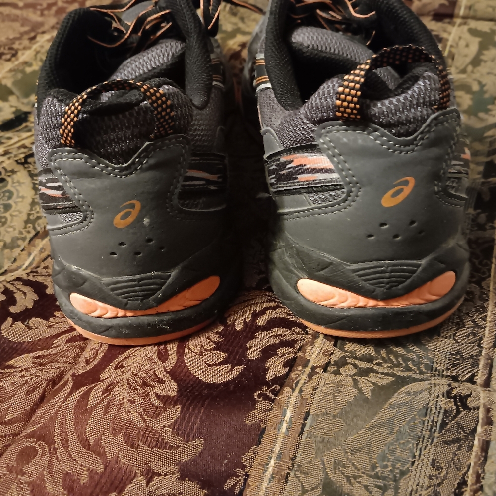 Asics Gel-Venture 5  Hiking Shoes (T5N3N) Grey/Orange Preowned Men's Sz 10.5 - Picture 7 of 12